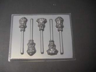307sp Raspberry Turnover and Friends Chocolate or Hard Candy Lollipop Mold 